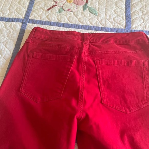 Charter Club Red Jeans Size 8 - Picture 7 of 7